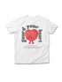 Guard Your Heart, White Tee Front - Christian T Shirts