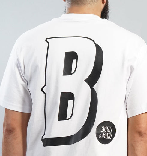 🅱️ BORN AGAIN TEE – WHITE